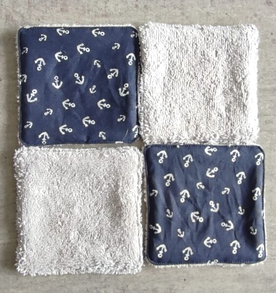 Lot de 4 lingettes